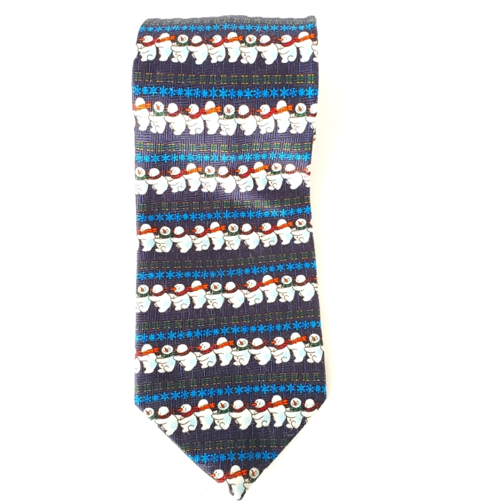 Snowman Ugly Christmas Tie